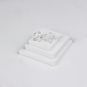 Uhani iz srebra 925 s cvetjem Gulmohar - Eleganten in Unikatno