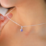 Set de pendentifs arc-en-ciel en zircon cubique et argent sterling 92,5 ̧